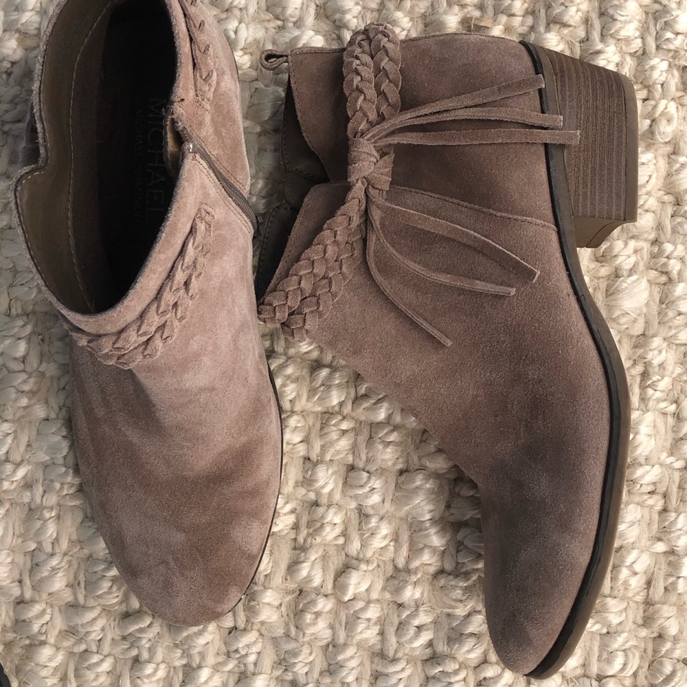Suede Booties